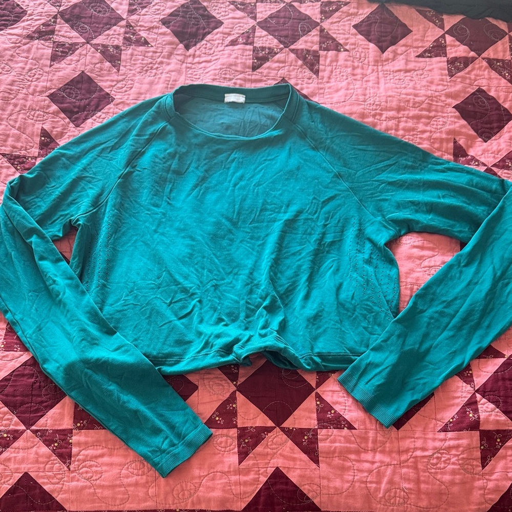 Gymshark Teal Crop Top